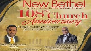 New Bethel AME Lakeland Church Welcomes You To The 108th Church Anniversary Celebration Service!