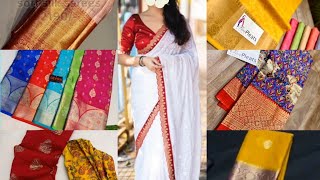 మగువ అందాన్ని పెంచే చీరెల collection || All trending Verity sarees collection || తక్కవ ధరలతో||