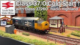 Class 37 Locomotive Cold Start !