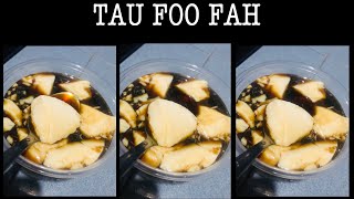 3 ingredients TAU FOO FAH or Soy Bean Pudding #Foodie #soybeanpudding