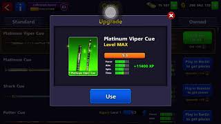 8 Ball Pool - Black Viper Cue Level MAX