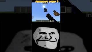 Minecraft logic ? troll face ll part pata nahi #minecraft #trollface #youtubeshorts #gaming #shorts