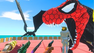 FPS Avatar VS DRAGON & DINOS!  - Animal Revolt Battle Simulator