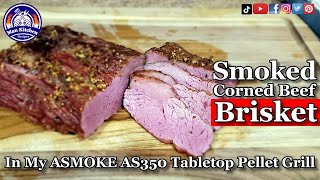 Smoked Corned Beef Brisket On An ASMOKE AS350 Portable Pellet Grill