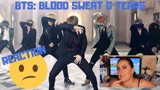 BTS BLOOD SWEAT & TEARS REACTION