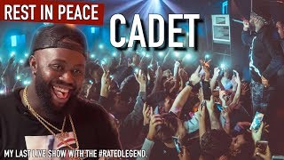 R.I.P. CADET!  Cadet's Last Performance - Feb 2019.