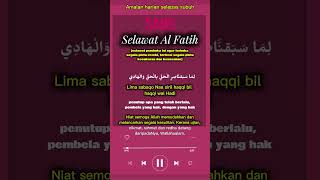 Selawat Al - Fatih