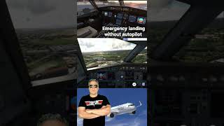 Emergency landing #shortclip #shortasmr #yoitubeshorts #microsoftflightsimulator #landing #twitch