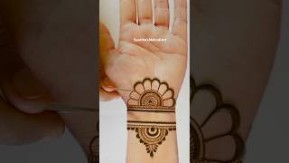 Easy Simple Beautiful Dotted Mehndi Design #mehndi #shorts #sunithasmehndiart #simplemehndi #viral