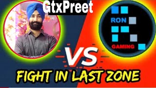 GtxPreet vs Ron Gaming / Pubg Mobile in same Match / YouTube vs YouTuber  ANNIEGAMINGYT YT