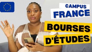 BOURSES D'ÉTUDES / SCHOLARSHIP CAMPUS FRANCE POUR ÉTUDIANTS INTERNATIONAUX 2024-2025