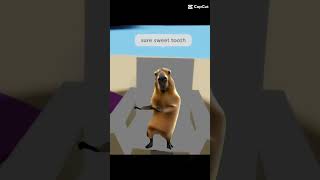 Dancing capubara #dance #funny #trending #viral