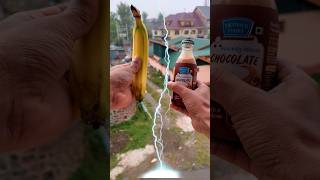 Bottle opener by Banana 🍌//Juggad by Engineers//#entertainment #experiment#shorts#viral #viralvideo