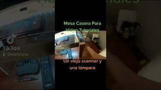 Asi es Como Fabrique una Mesa Casera para Grabar Video Tutoriales #diy #hagaloustedmismo #tutorial