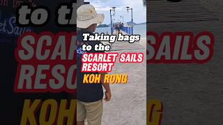 TAKING BAGS TO THE SCARLET SAILS RESORT,  KOH RONG, CAMBODIA. #shorts