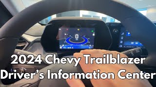 2024 CHEVY TRAILBLAZER DRIVER'S INFORMATION CENTER & INFOTAINMENT | TUTORIAL & REFERENCE GUIDE