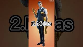 Most Used Fortnite Skins #fortnite #shorts #fortniteskins #music