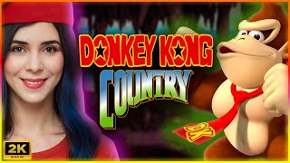 DONKEY KONG COUNTRY 1 (SNES) O JOGO QUE REVOLUCIONOU OS 16 BITS! AO VIVO