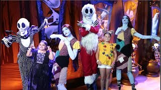 Jack Skellington and Sally Sandy Claws Halloween and Christmas Disney World 2018