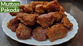 Bakra Eid Special | Crispy Mutton Pakora Recipe | How To Make Mutton Pakoda Fry