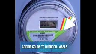 Adding Color to Outdoor Labels