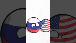 Сша сказала матерное слово в катриболз!#countryballs #катриболз #Сша #Россия