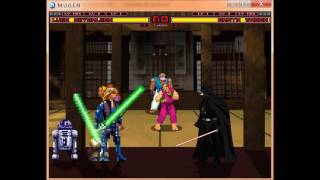 Mugen All Stars Legends Episode 121 Luke Skywalker (me) VS Darth Vader