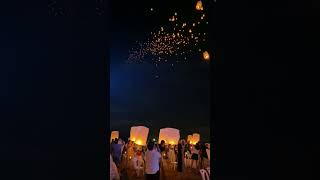 Magical Moments at Thailand's Sky Lantern Festival - A Stunning Display of Lights and Colors