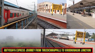 Antyodaya Express Journey from Tiruchchirappalli to Virudhunagar Junction | AK VLOGS AND TRAVELS