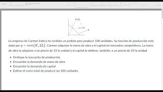 Microeconomía I clase martes 20 diciembre