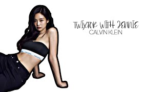 twixtor with jennie - calvin klein