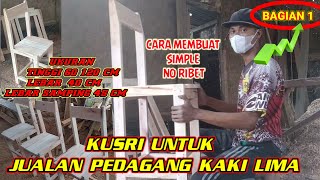 membuat kursi untuk pedagang kaki lima_Alga Elga