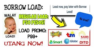 UTANG LOAD REGULAR 50 PESOS.