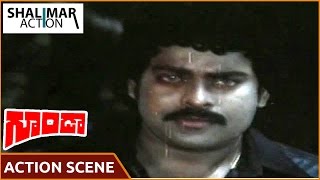 Goonda Movie  || Chiranjeevi Action Scene || Chiranjeevi, Radha || గూండా మూవీ