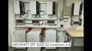 Growatt SPF5000ES Inverters x 4