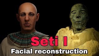 Facial reconstruction of king Seti I 👑🇪🇬