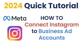 Connect Instagram to Facebook Ad Account {2024 Facebook Ad Tutorial}