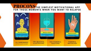 Procons - The simplest Motivational app #shorts #ytshorts #trending #viral  #men | My second APP