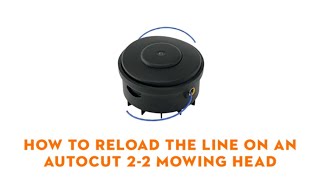 How To Reload The Line On An AutoCut 2-2 Mowing Head | STIHL GB