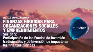 Participación de los Fondos de Inversión tradicionales y de Inversión de impacto, sesión 5/6