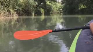 Canoa al fiume Pescara in Abruzzo