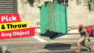 How To Install Pick and Throw any Object Mod GTA V