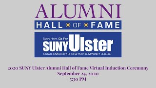 2020 SUNY Ulster Alumni Hall of Fame