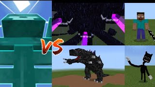 Wither Storm defeated?! Witherzilla Vs Strong Bosses