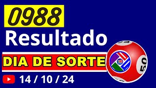 Dia de Sorte 986 - Resultado da dia de sorte concurso 988