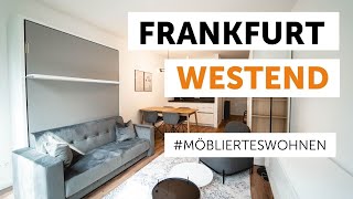 Möbliertes Wohnen im Frankfurter Westend I SmartBed I Interior Design