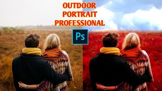 Outdoor Portrait image in Photoshop cc