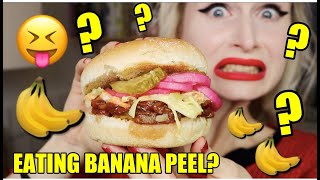 Can you eat BANANA PEEL? - Vegan Fooled Pork Sliders