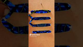 #blue magical rubber band calligraphy #allah #shorts #allah name