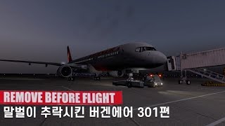 말벌이 추락시킨 버겐에어 757